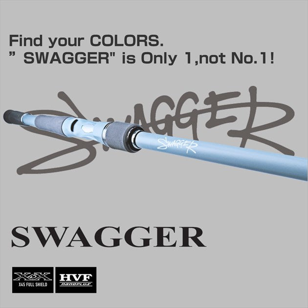 Daiwa Bass rod Swagger C610MH (Baitcasting grip joint)