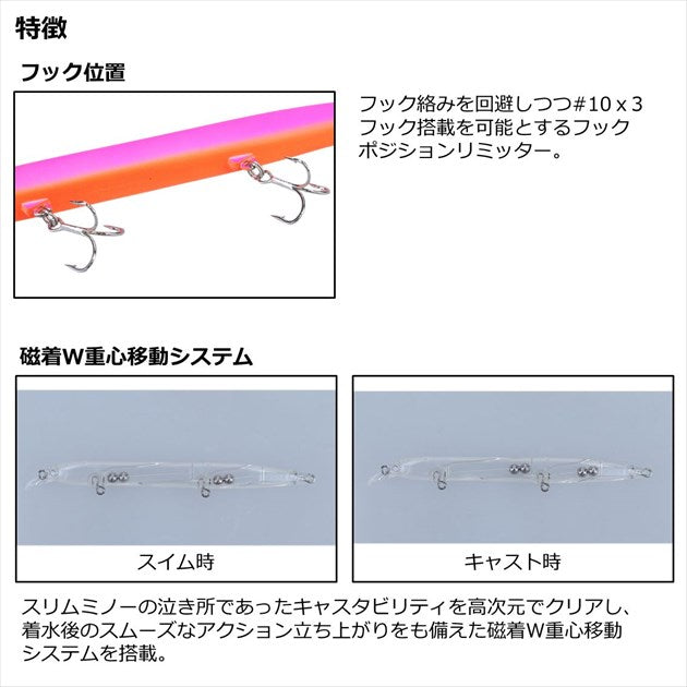 Daiwa Morethan Hisoka 120F-SSR Lime Chart Iwashi