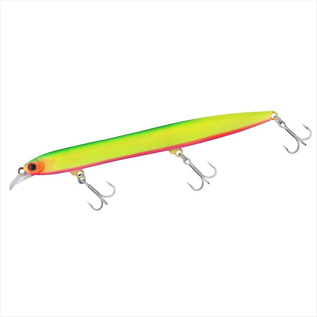 Daiwa Morethan Hisoka 120F-SSR Matte Lime Chart Pink Berry