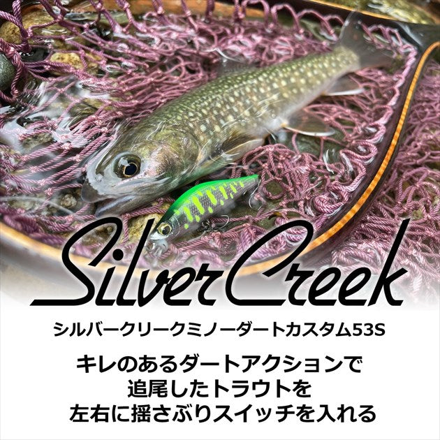 Daiwa Trout Plug Silver Creek Minnow Dart Custom 53S Chart Yamame Orange Berry