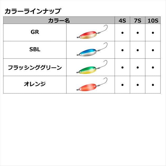 Daiwa Spoon Crusader Gekiatsu 4 Orange