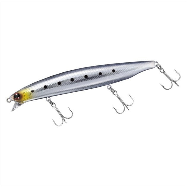 Daiwa Seabass Lure Shoreline Shiner-Z Vertice R 125F-SSR Keimura Silver Sardine