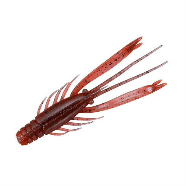 Daiwa Worm Silver Wolf Urban Shrimp 2.8inch Red Claw