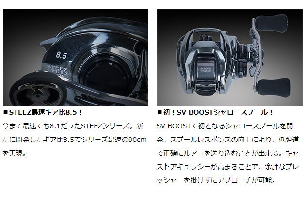 Daiwa 22 Steez Limited SV TW 1000S-XHL(Left)