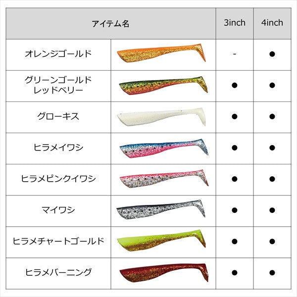 Daiwa Warm Rodem Spare Body 3 inch Hiramecchart Marble