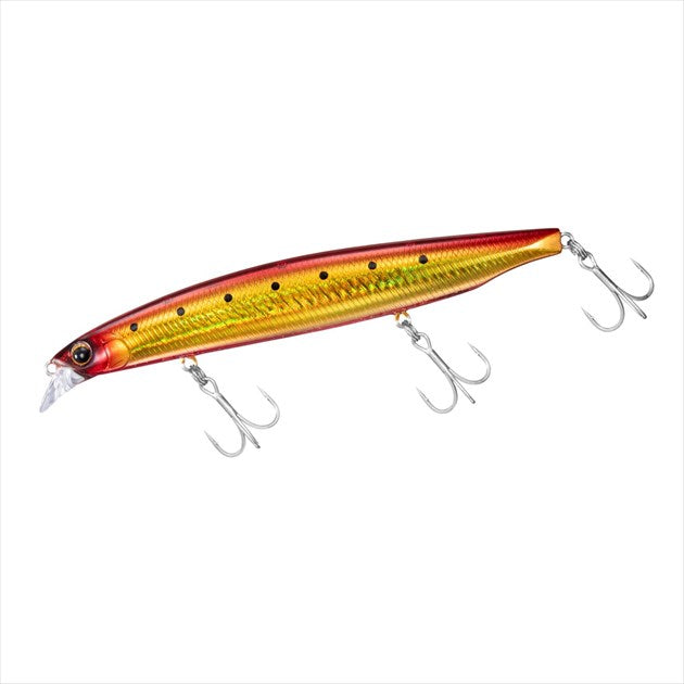 Daiwa Seabass Lure Flat Junkie Vertice R 125F Adele Red Gold Pinkberry