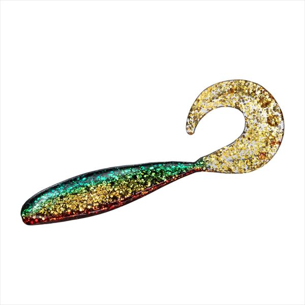 Daiwa Worm Licky Grab 3.5inch Green Gold Red Berry
