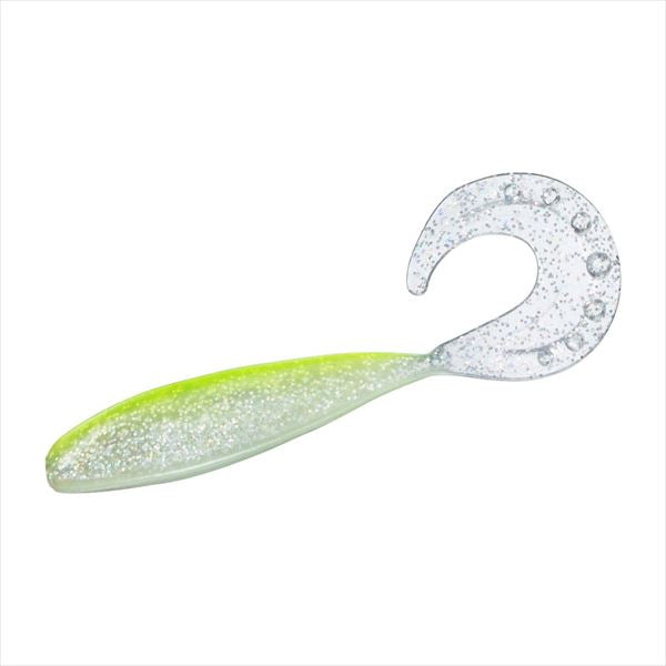 Daiwa Worm Licky Grab 3.5inch Clear Lemon Glow