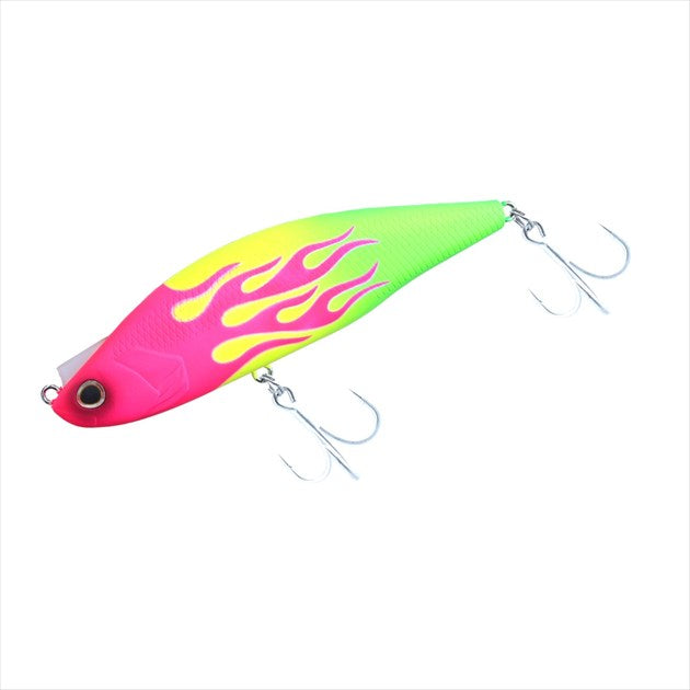 Daiwa Seabass Lure Morethan Lazy Fashad 120SS Pink Fire Banana