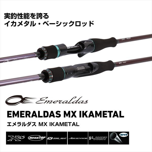 Daiwa 24 Offshore Rod Emeraldas MX Ikametal K60LB-S/ W (Baitcasting 2 Piece)