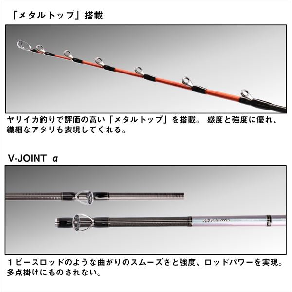 Daiwa Boat Rod Metalia Yariika 82-155 (Baitcasting 2 Piece)