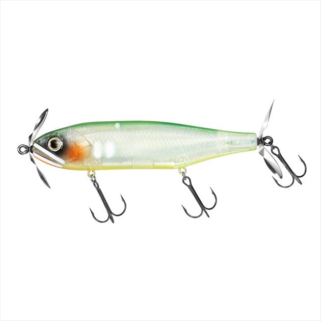 Daiwa Bass Lure Steez Prop 170S Clear Lime