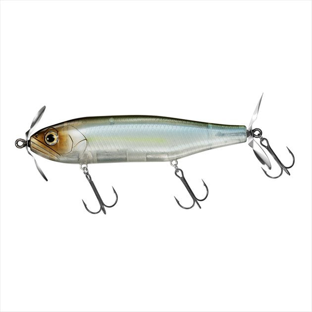 Daiwa Bass Lure Steez Prop 170S Natural Ghost Shad