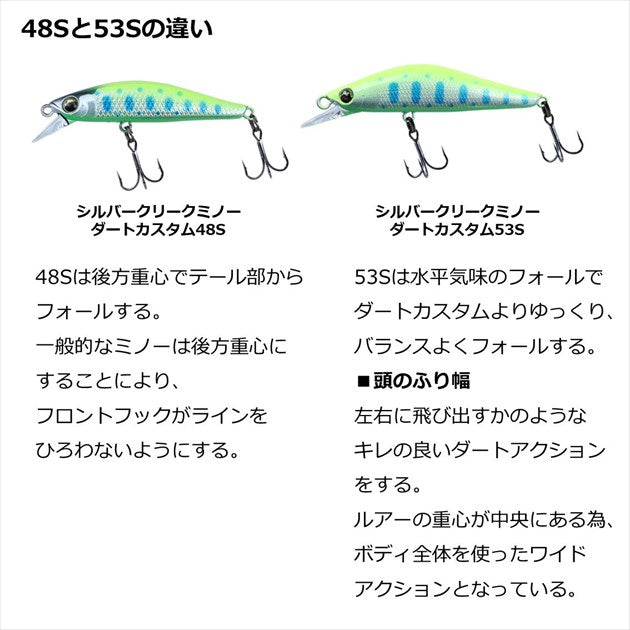 Daiwa Trout Plug Silver Creek Minodart Custom 53S Forest Yimamame