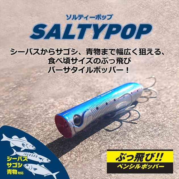 Daiwa SeaBass Lure Salty Pop 95F Camelagin Gaiwa Washigi Lowberry