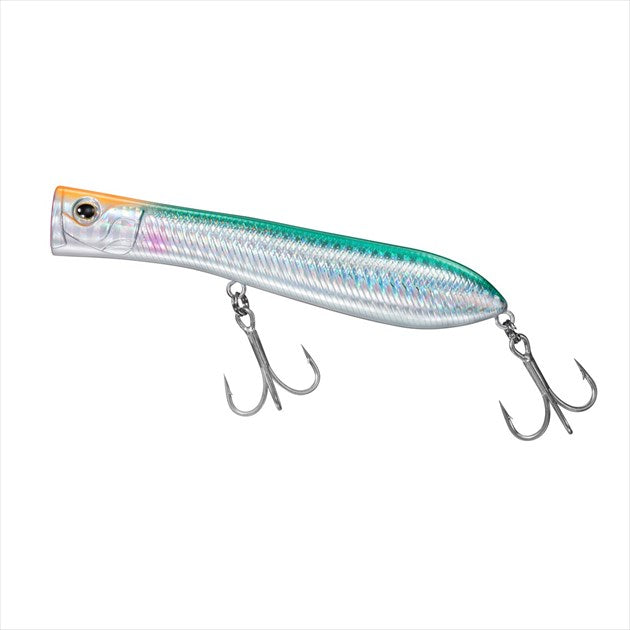 Daiwa SeaBass Lure Salty Pop 110F Orange Head Kibinago Flash