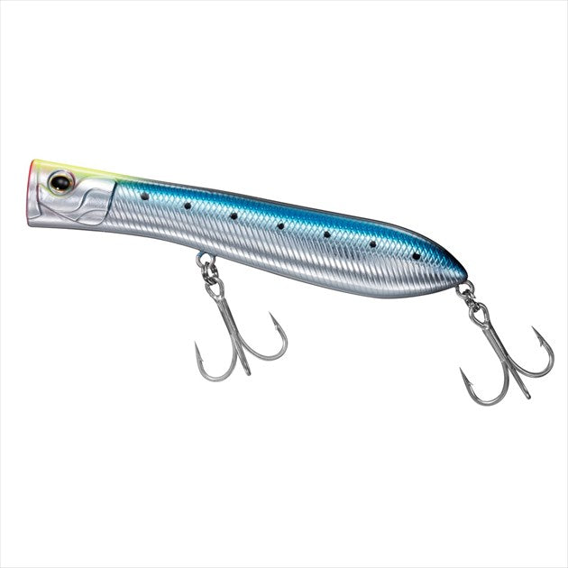 Daiwa SeaBass Lure Salty Pop 110F Chart Head Plating