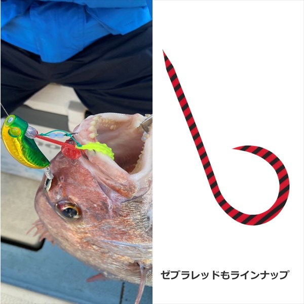 Daiwa Tairaba Kohga silicon tie Single Curry R Zebra Glow