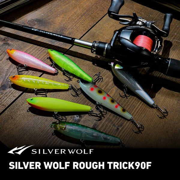 Daiwa Silver Wolf Rough Trick 90F Lime Chart Clear