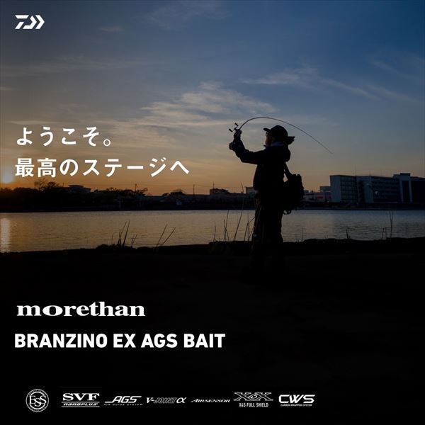 Daiwa Seabass Rod Morethan Branzino EX AGS 80HB (Baitcasting 2 Piece)