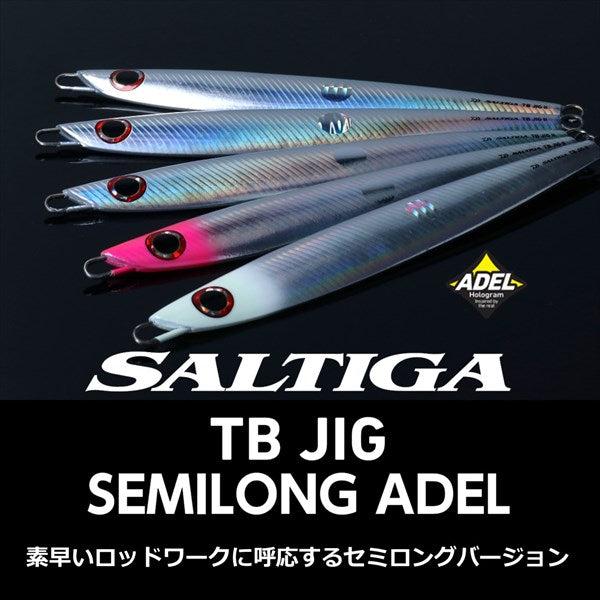 Daiwa Metal Jig Saltiga TB Jig Semilong Adel 140G GH Gurikin Silver