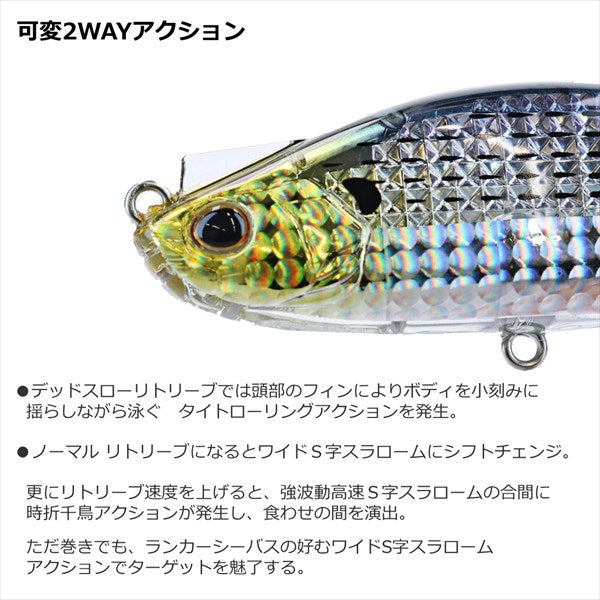 Daiwa Seabass lure Morethan Lazy Shad laser impact 100S LI SG Clear Konosiro