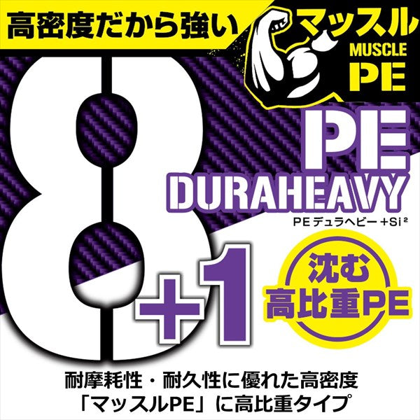 Daiwa UVF PE Dura Heavy X8 +1 +Si2 Light Purple #0.8 200m