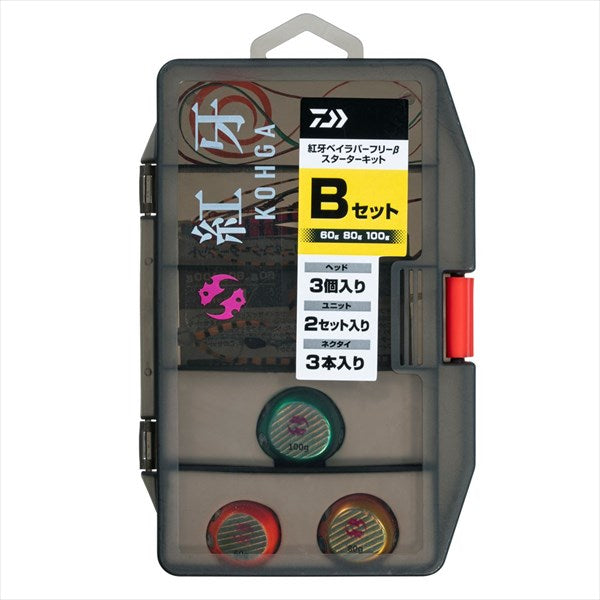 Daiwa Seabream Jig Tairaba Kohga Bay Rubber Free Beta Starter Kit 60g/80g/100g B Set