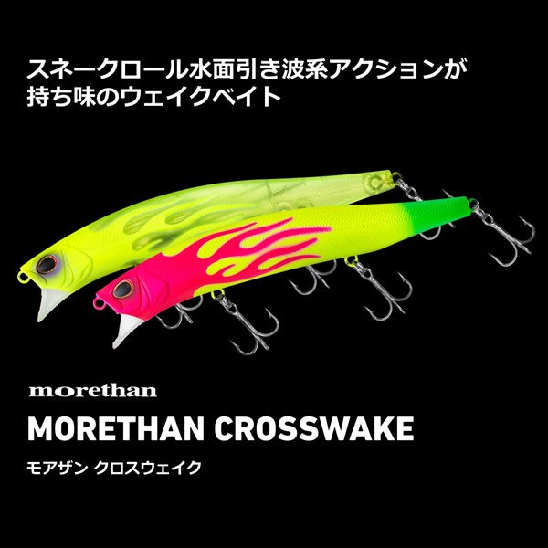 Daiwa Seabass Lure Morethan Cross Wake 140F SSR Clear Adele Ultraviolet light Mullet/Gizzard shad