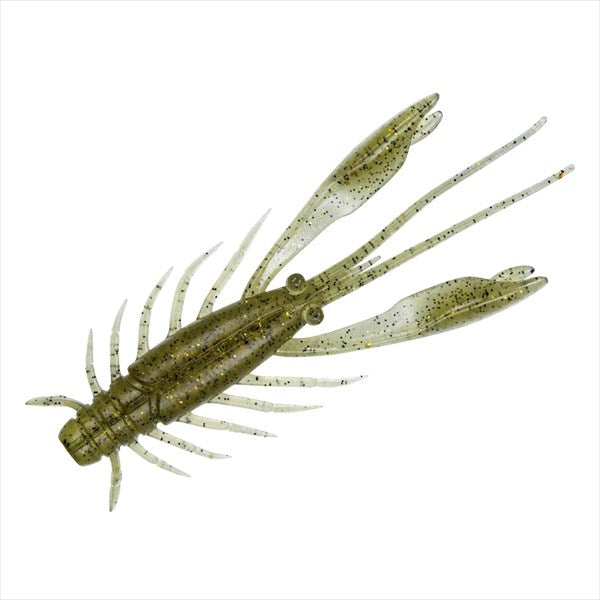 Daiwa Worm Silver Wolf Urban Shrimp #2.4 inch Light Olive