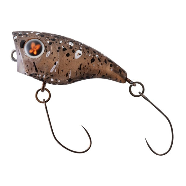 Daiwa Trout Plug Presso Ratllin' Poppin' Bug Clear Brown Pellet