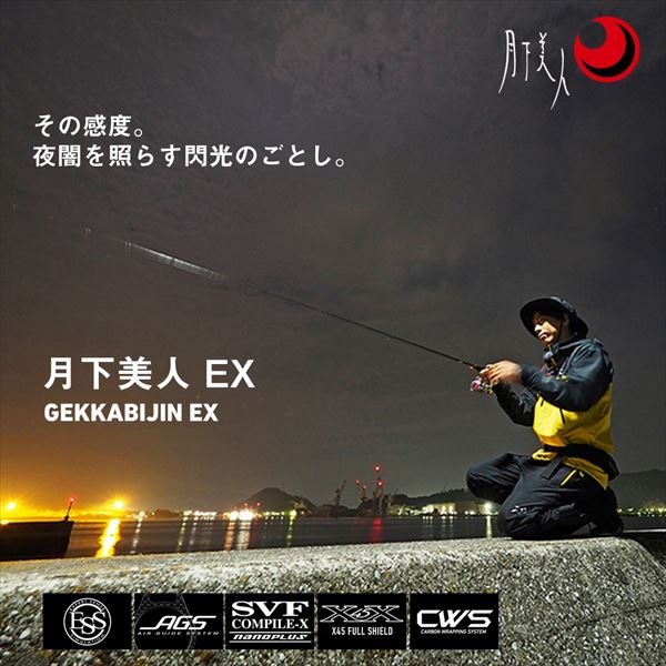 Daiwa Ajing Rod Gekkabijin EX AGS 76ML-T Q (Spinning 2 Piece)