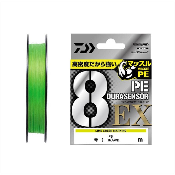 Daiwa UVF PE Dura Sensor X8EX+Si3 Lime Green M #0.5-150m