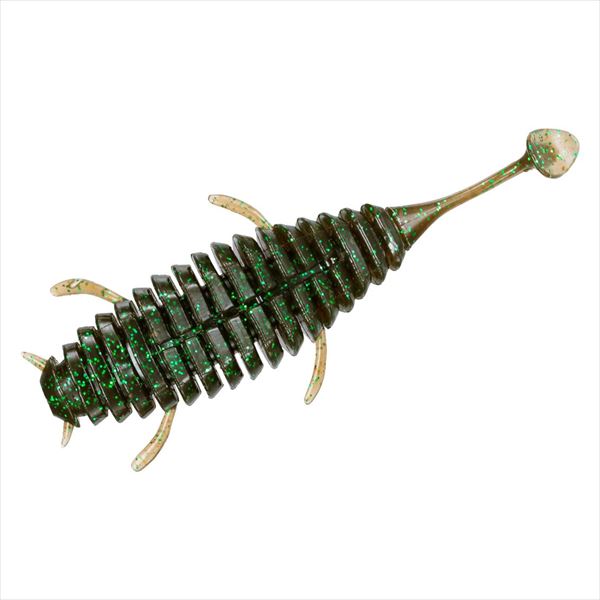 Daiwa Worm Move Bait 2.5inch Green Pumpkin Green Flake