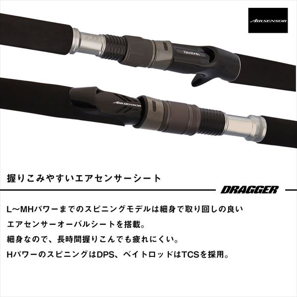 Daiwa Shore Jigging Rod Dragger MX 106MHB (Baitcasting 2 piece)