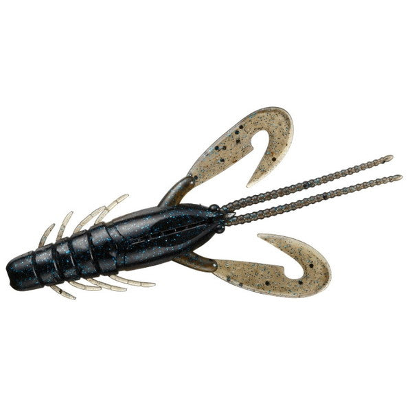 Daiwa Worm Steez Craw 3.8inch Green Pumpkin Black Blue Flake