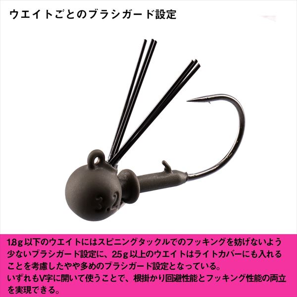 Daiwa Rubber Jig BH Mini Jig 2.5g Summer Claw