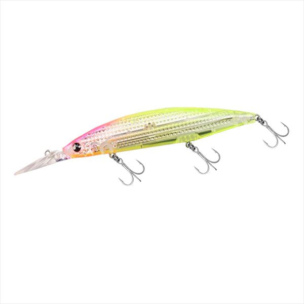 Daiwa Seabass Lure Shoreline Shiner-Z Set Upper Fullback Laser Impact 125SDR LI Pink Head Clear Chart