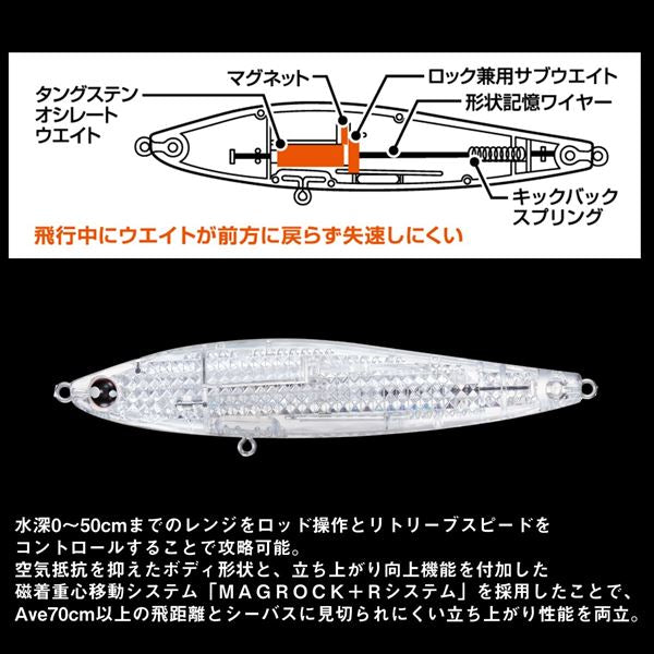 Daiwa Seabass Lure Morethan Switch Hitter 105F Laser Impact LI Inakko