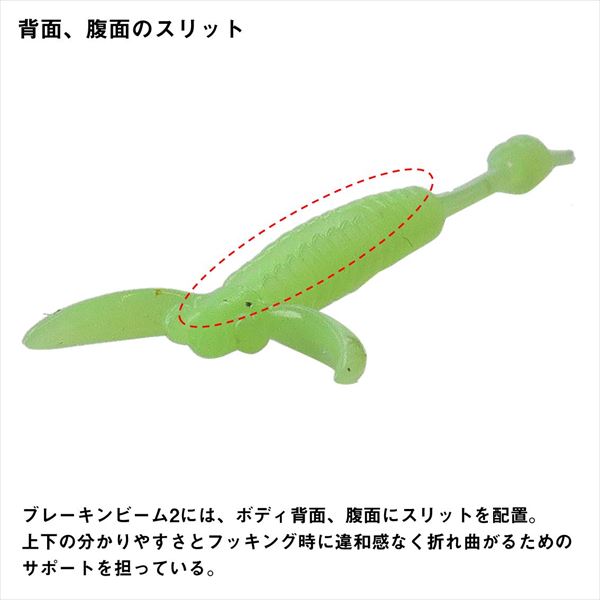 Daiwa Gekkabijin Brakin'g Beam 2.0inch Pale Chart