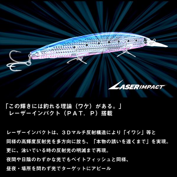 Daiwa Seabass Lure Shoreline Shiner-Z Set Upper 145SDR-LI LI Anchovy Red Berry