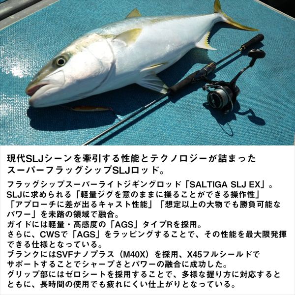 Daiwa Offshore Rod Saltiga SLJ EX 61MS TG (Spinning 4 piece)