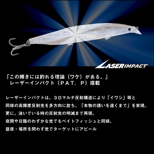 Daiwa Seabass Lure Shoreline Shiner-Z Vertis R 140F-LI LI Chart Back