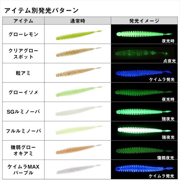 Daiwa Gekkabijin Ajing Beam Batikon Custom Strong 2.3inch Lemon Soda