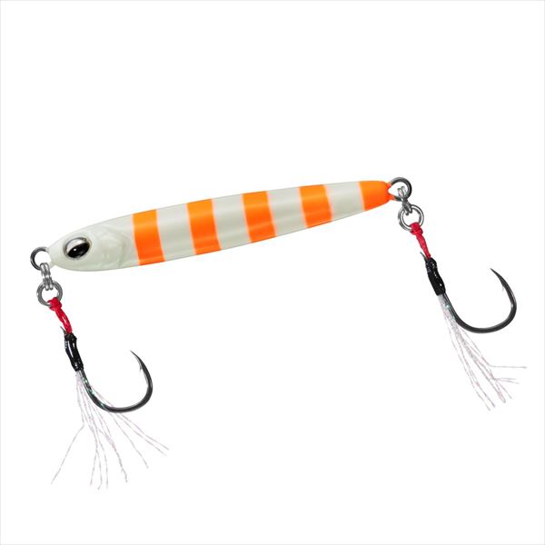 Daiwa Metal Jig Samurai Jig R Slow Fall 40g Glow Zebra Orange
