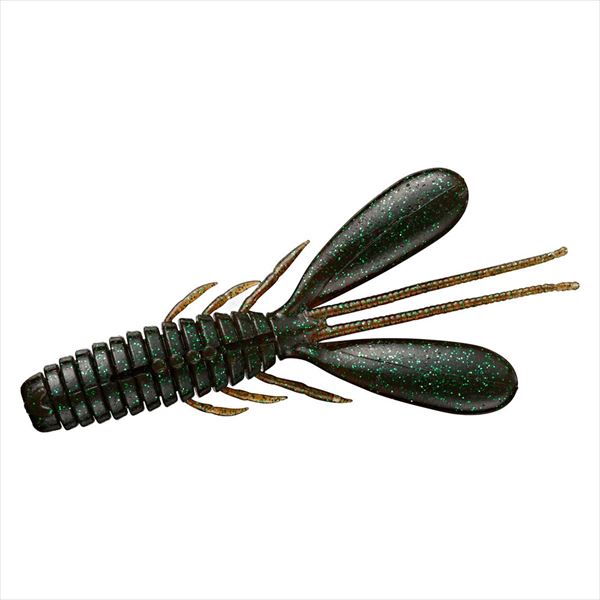 Daiwa Worm Move Hog 3.3inch Green PumpkinGreen Flake