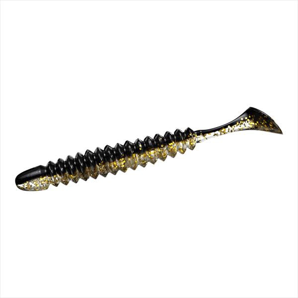 Daiwa Worm HRF Shad 2.6inch Black Gold