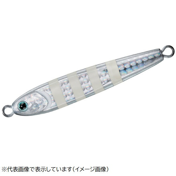 Daiwa Metal Jig TG Bait 45g 3D Silver Zebra Glow
