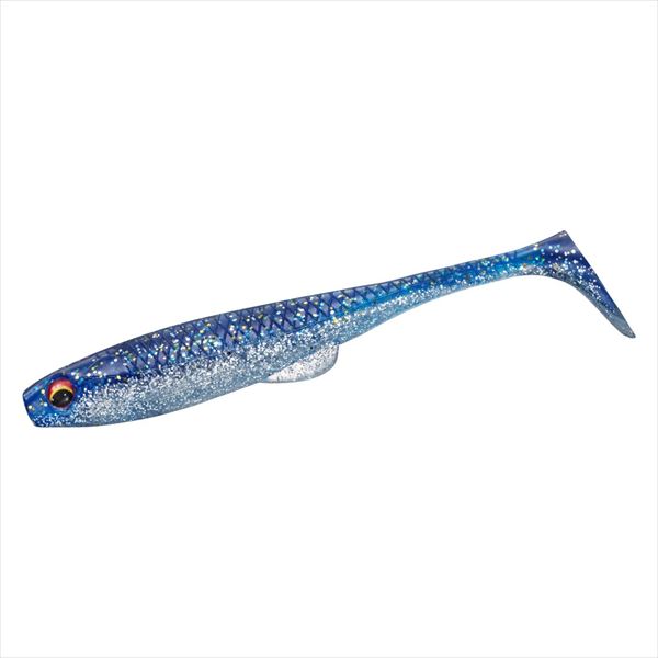 Daiwa Worm FJ Duckfin Shad 3.5inch Gold glitter Raw sardine