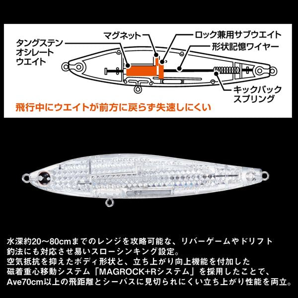 Daiwa Seabass Lure Morethan Switch Hitter Laser Impact 105S-LI LI Chart Sand